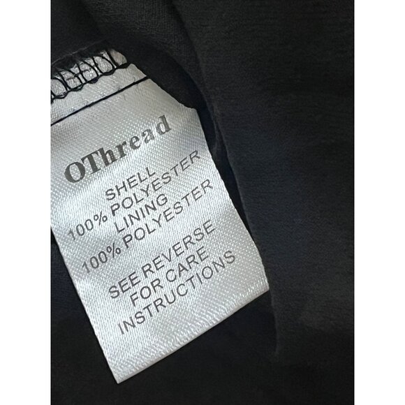 OThread Sequin Camisole Top Womens Small Black Gold Glam Holiday City Whimsigoth - Picture 6 of 8